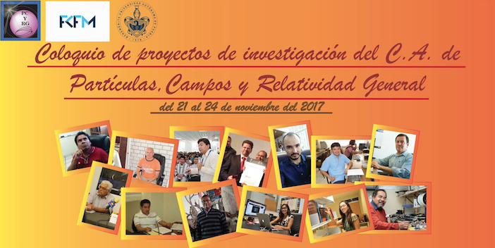 Coloquio de proyectos CA Partículas, Campos y Relatividad General